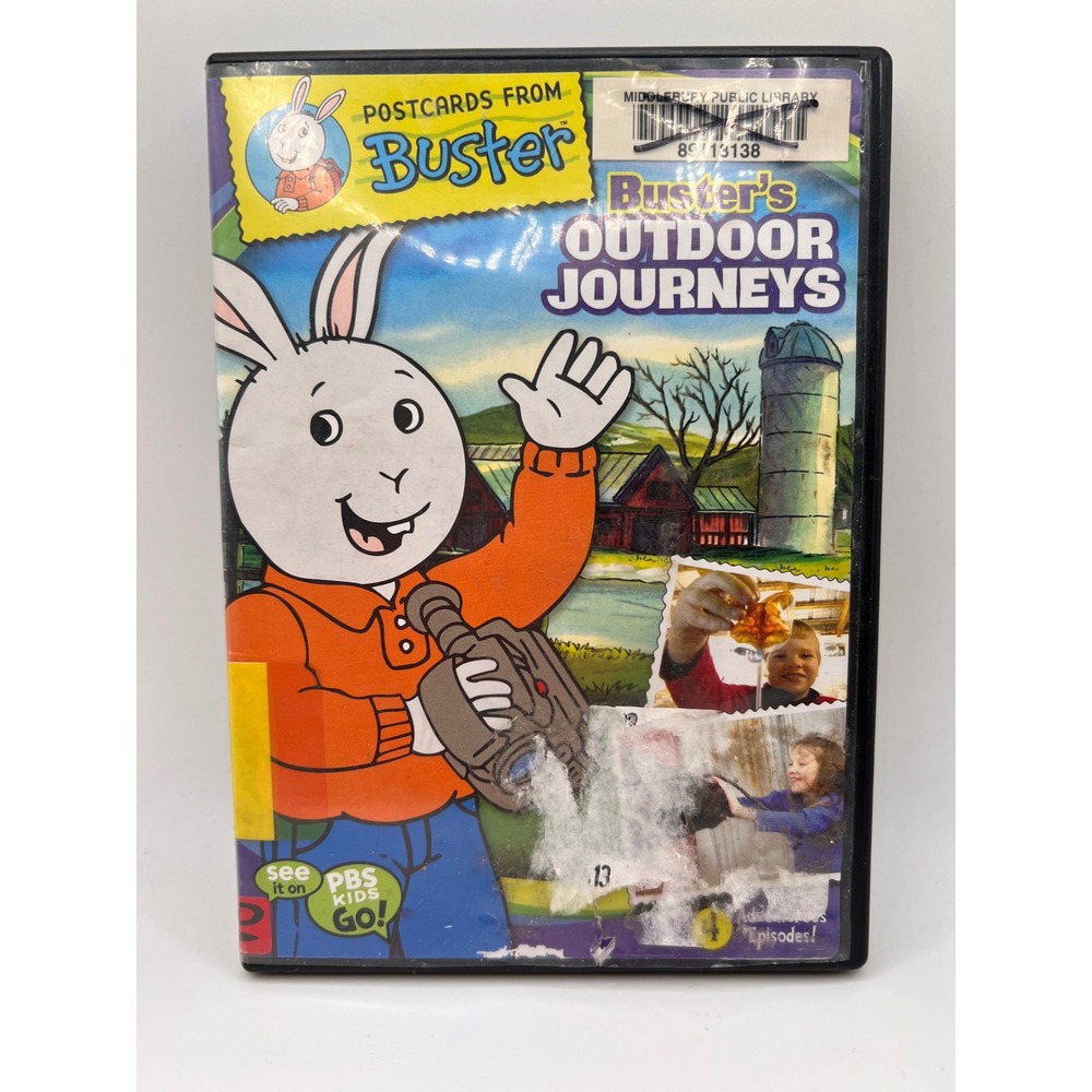 Postcards From Buster - Buster's Outdoor Journeys PBS Kids Go! DVD Arthur Friend